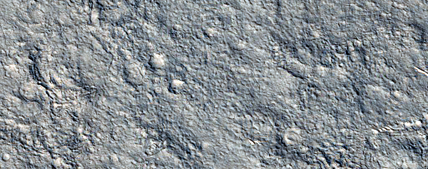 Rocky Crater Ejecta
