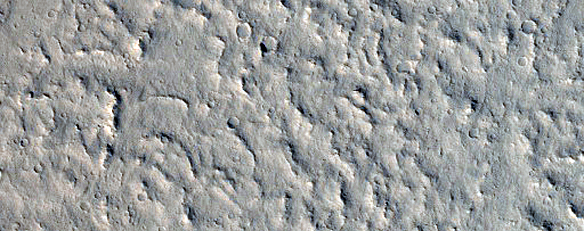 Crater on Lava in Echus Palus
