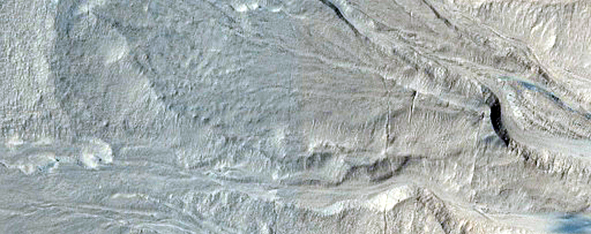 Monitor Slopes in Hellas Planitia