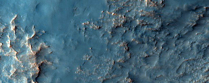 Degraded Crater Wall