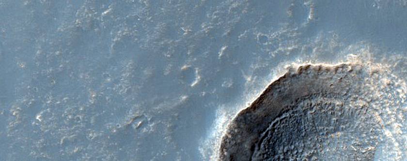 Craters and Valleys East of Warrego Valles
