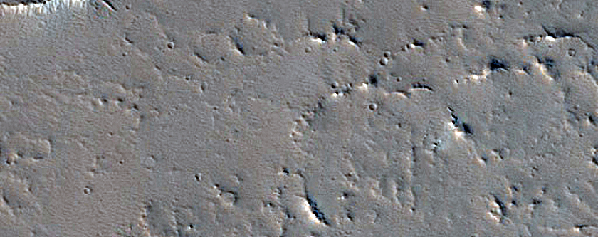 Flows North of Noctis Fossae
