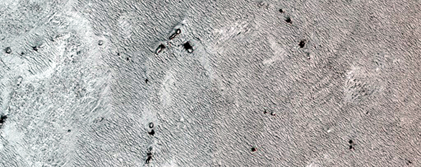 Exposure of South Polar Layered Deposits with Dark Spots
