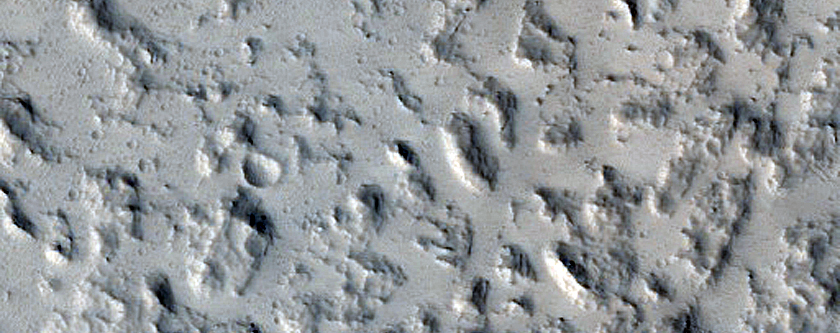 Enigmatic Polygonal Uplift in Echus Chasma
