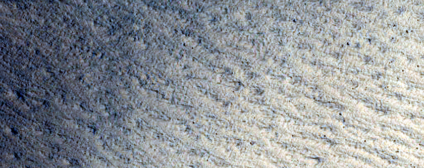 Dark Slope Streak Monitoring in Crater
