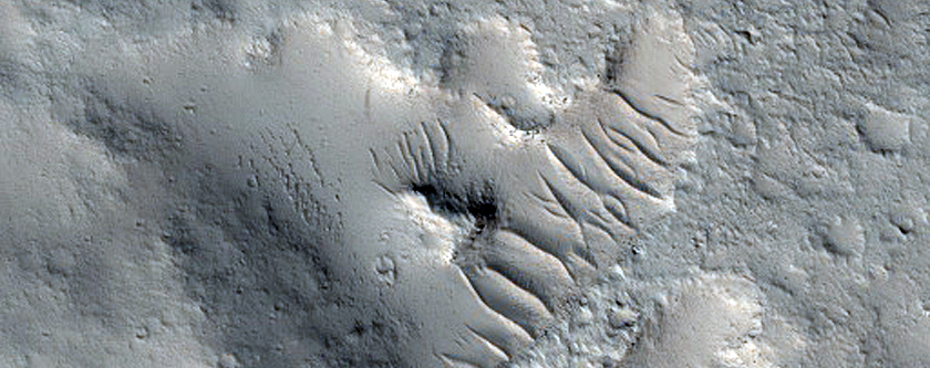 Mesa in Northern Kasei Valles
