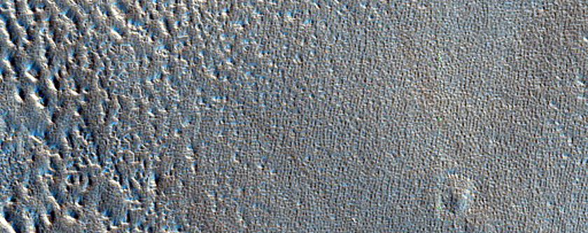 Ridge and Trough System in Arcadia Planitia
