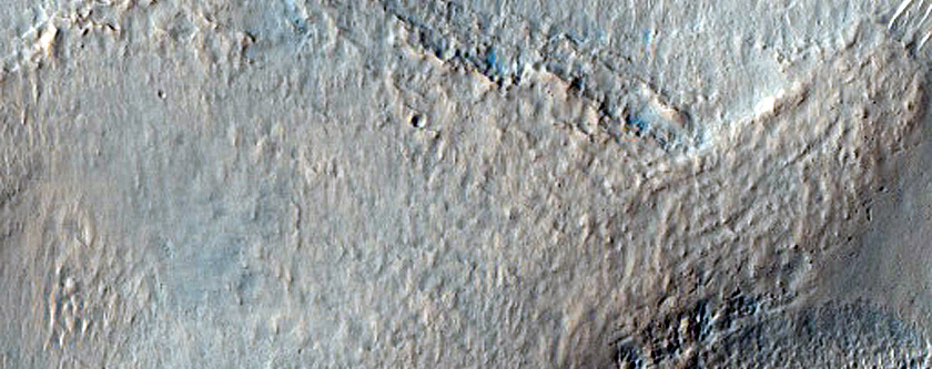 Central Structure in Impact Crater
