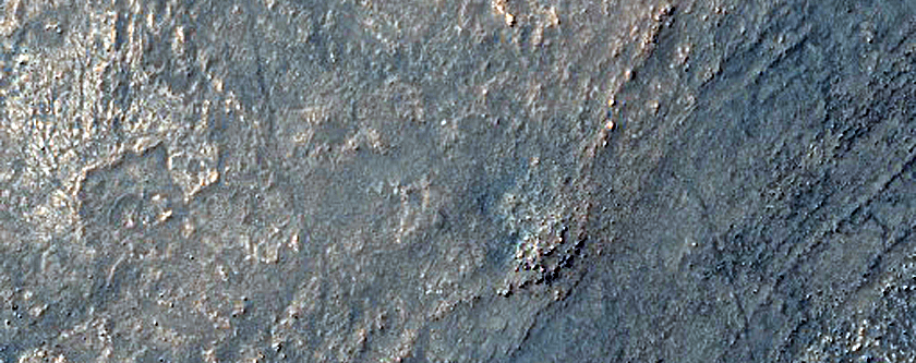 Layered Material in Intermountain Valleys West of Argyre Planitia
