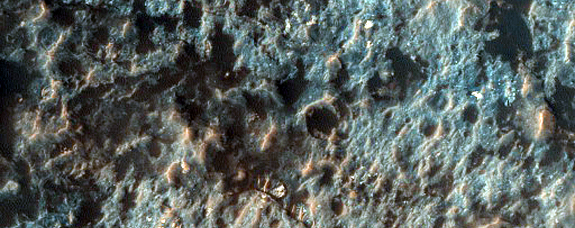 Monitor Slopes of Crater on Floor of Coprates Chasma