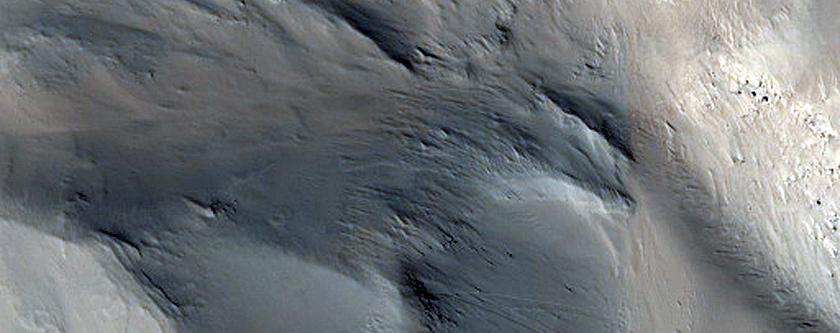 Mesas South of Lycus Sulci
