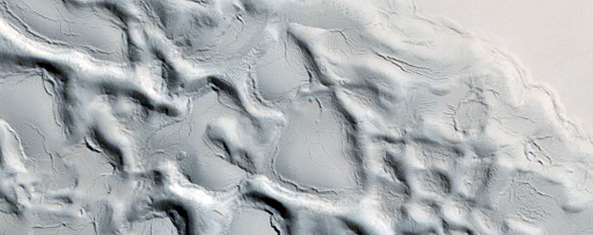 Buttes and Mesas and Other Landforms in Eastern Arabia Terra
