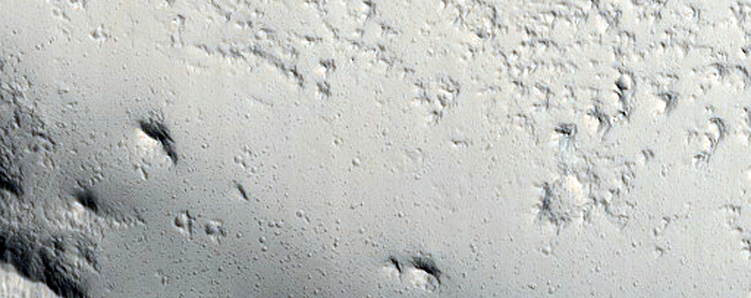 Possible Lava Tube on Eastern Flank of Tharsis Tholus