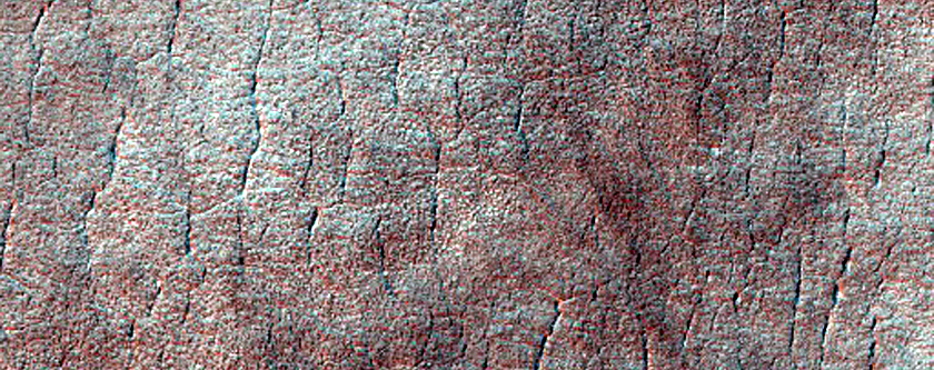 Layers in Scalloped Terrain in Far Western Utopia Planitia
