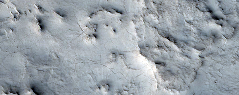 Ridges in Northeast Arabia Terra
