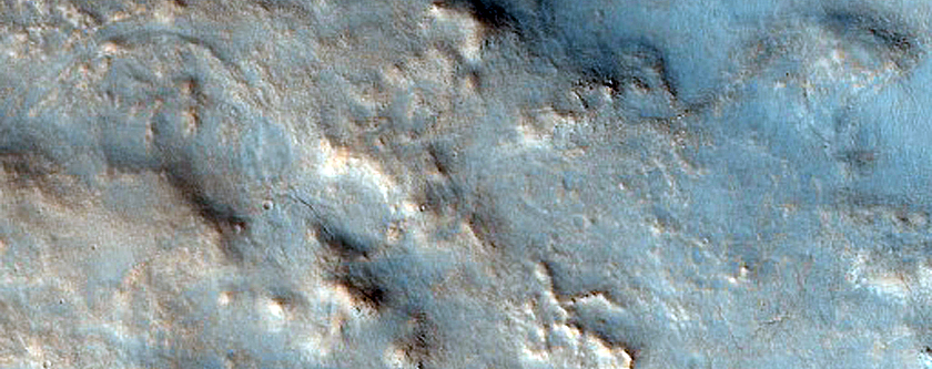 Test for Small Ancient Craters Near Nili Fossae
