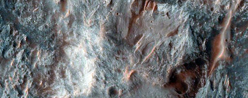 Normal Faults along Coprates Chasma Floor
