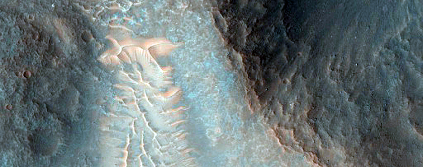 Monitor Slopes of Impact Crater
