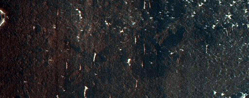 Central Peak of 28-Kilometer Diameter Crater in Noachis Terra
