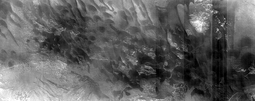 Bonestell Crater Dune Field Activity Monitoring
