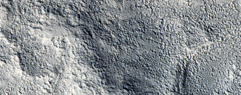 Channels Coming from Ejecta in Northern Mid-Latitudes

