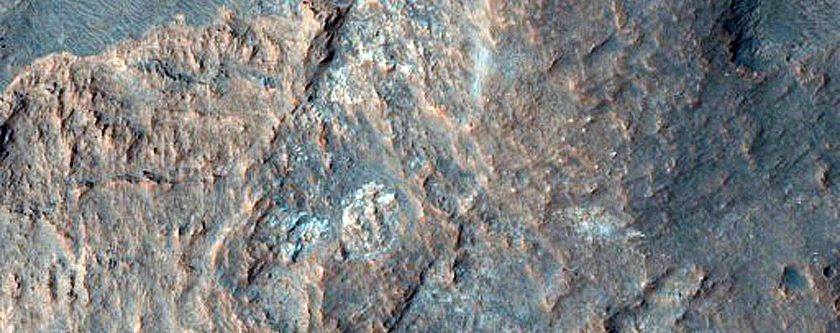 Landforms Near Terby Crater
