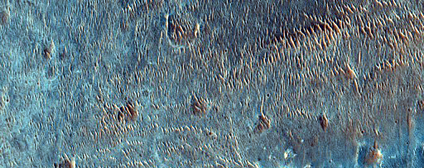Terrain and Degraded Secondaries Northeast of Nirgal Vallis
