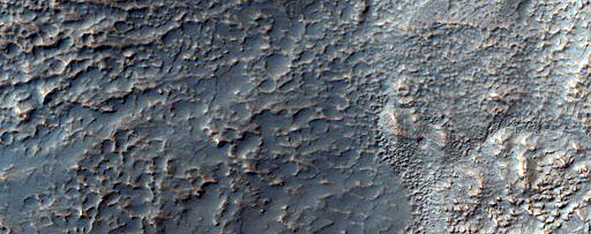 Crater Rim West of Icaria Planum

