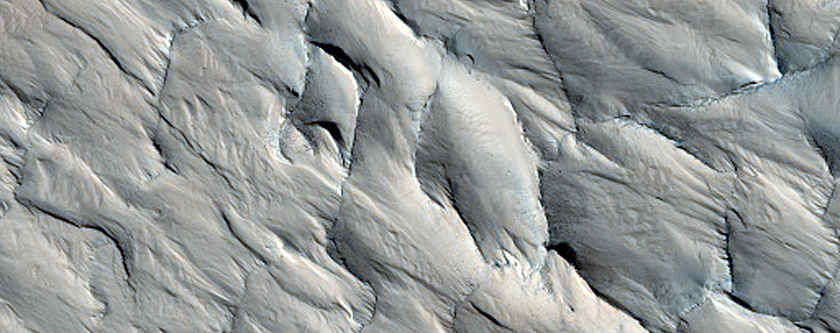 Ridge Network South of Lycus Sulci

