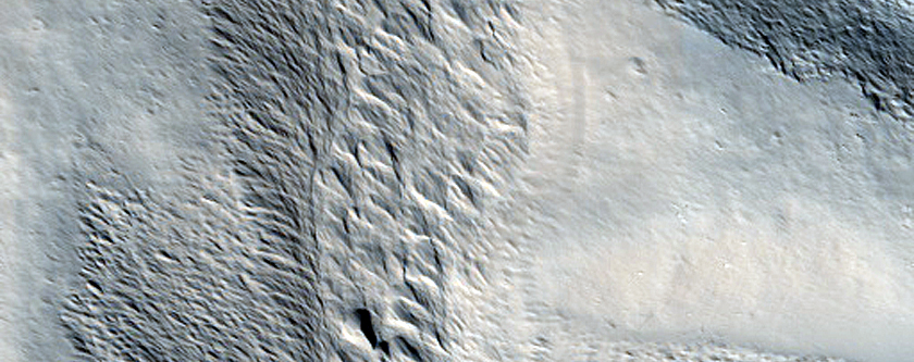 Channels in Acheron Fossae
