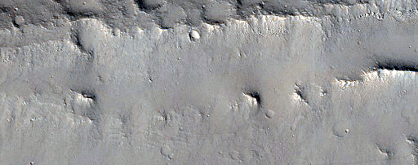 Layered Mesa in Utopia Planitia
