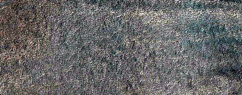 Terrain in Lyot Crater
