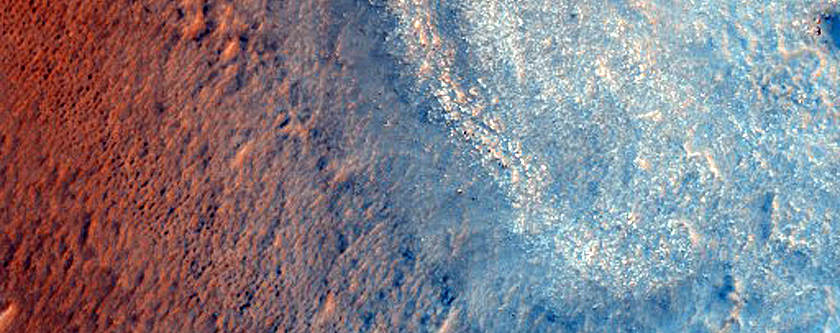 Valley in Hellas Planitia
