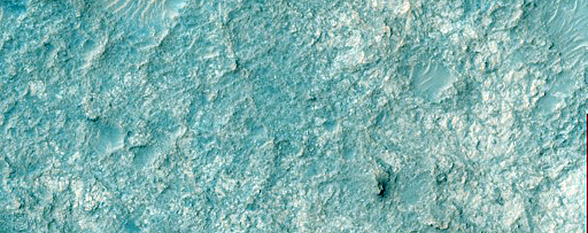 Rock on Crater Floor
