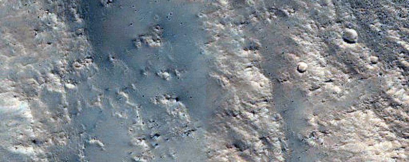 East Rim of Well-Preserved Impact Crater
