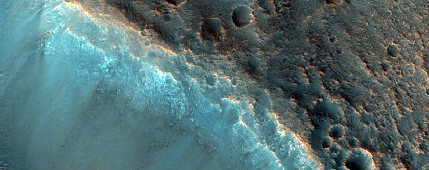Crater with Irregular Rim
