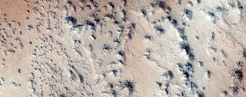 Streamlined Shapes in Marte Vallis
