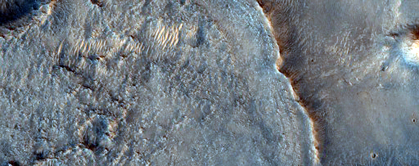 Candidate Landing Site for 2020 Mission Near Jezero Crater

