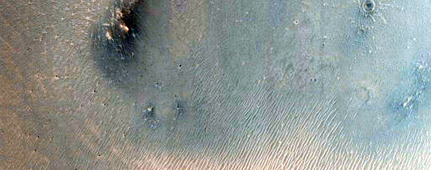 Feature in Pollack Crater
