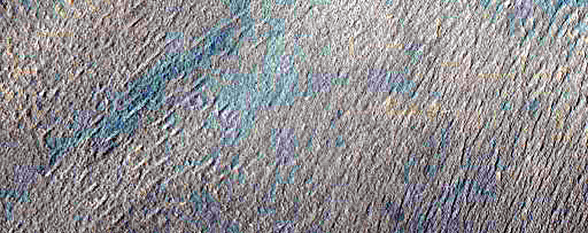 Gullies in Crater
