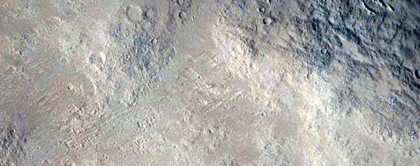 Channel Showing Erosion along Banks in Terra Sirenum
