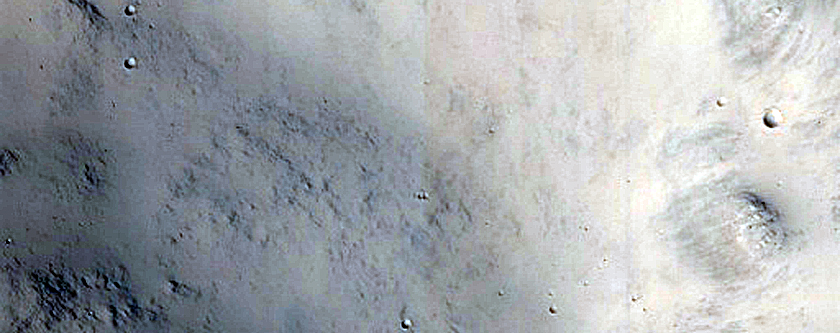 Crater with Steep Slopes
