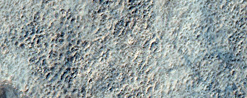 Terrain Sample West of Slipher Crater
