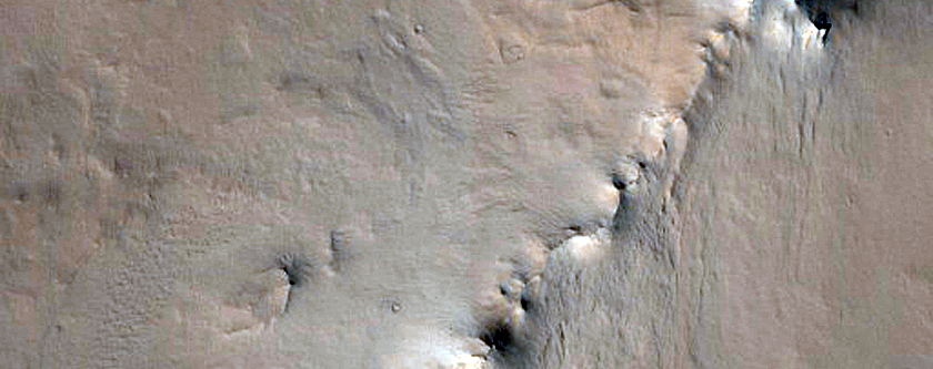 Terrain Sample Near Crater
