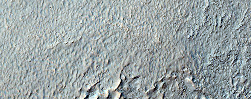 Olivine-Rich Crater Wall in Terra Sirenum

