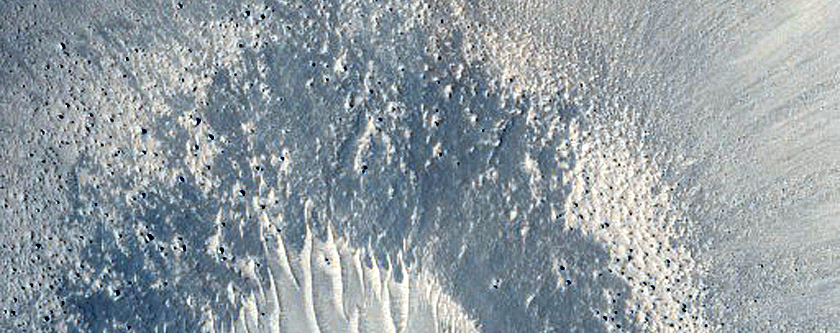 Monitor Slopes of Rayed Crater Very near InSight Lander
