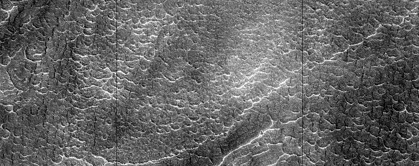 Layers in Scalloped Terrain in Utopia Planitia
