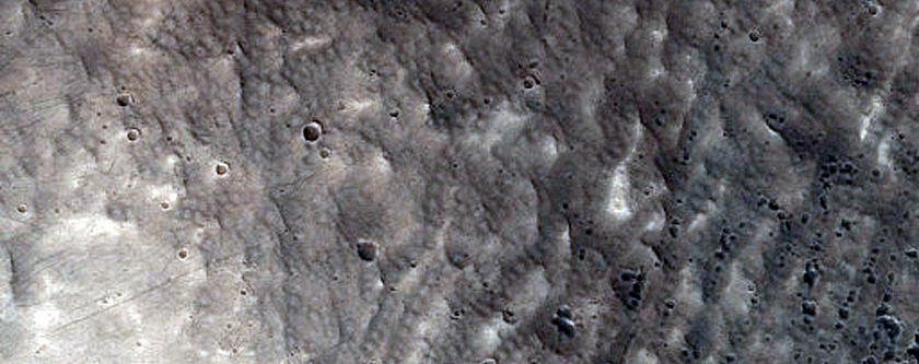 Valleys within Crater near Alba Patera
