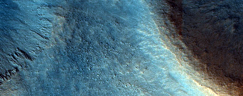 Craters in Ejecta of Well-Preserved Crater in Acidalia Planitia
