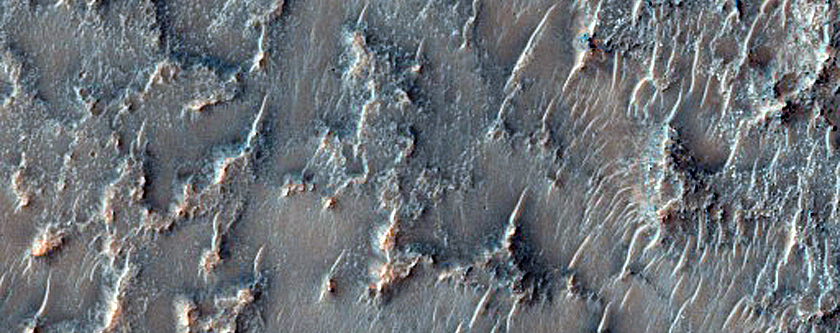 Greater Hellas Region Crater Rim or Escarpment
